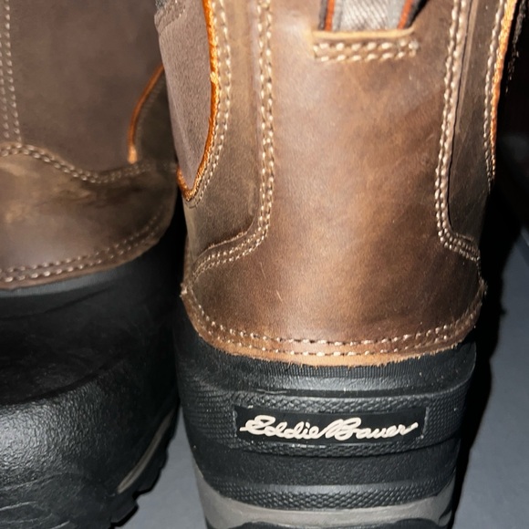 Eddie Bauer Men’s Pull on Timber Snowfoil Boots 9M - Picture 3 of 12